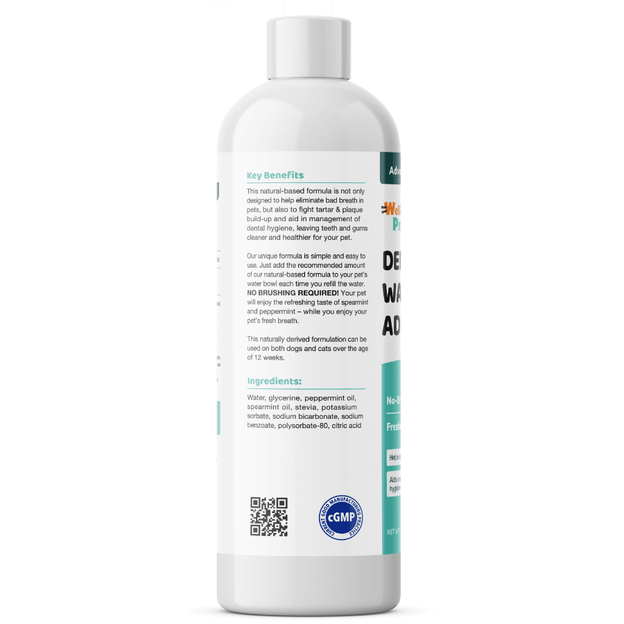 DENTAL CARE WATER ADDITIVE<br>dental water additive for dogs and cats Wellnergy Pets