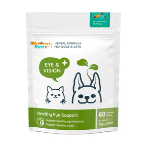 HERBAL EYE & VISION<br>herbal eye supplement for dogs and cats - Wellnergy Pets