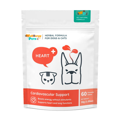 HERBAL HEART<br>herbal heart supplement for dogs and cats - Wellnergy Pets