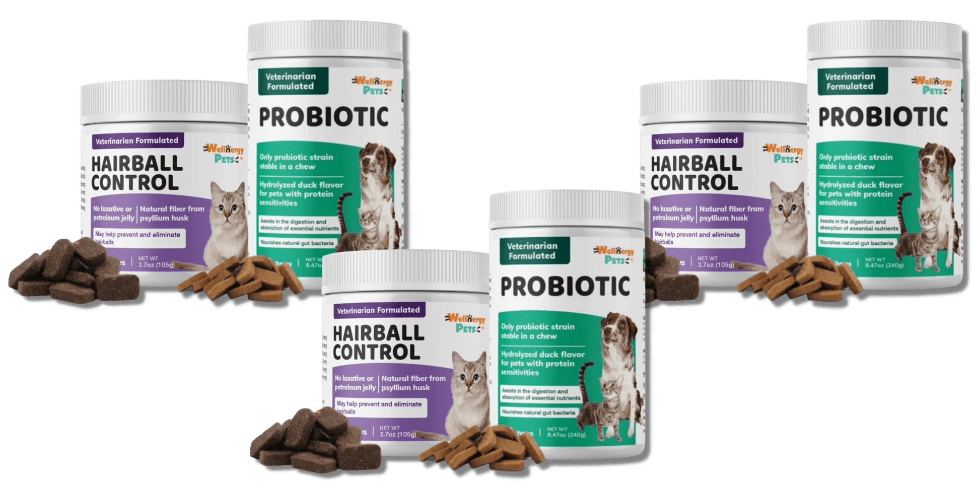 Essential Health Care Bundle for Cats - Wellnergy Pets