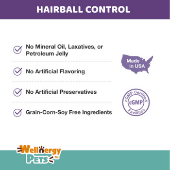 HAIRBALL CONTROL for cats Wellnergy Pets