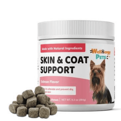 SKIN & COAT SUPPORT<br>skin and coat supplement for dogs Wellnergy Pets